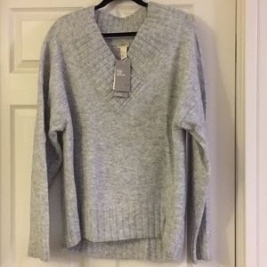 H&M Wool Blend Oversized Grey Sweater